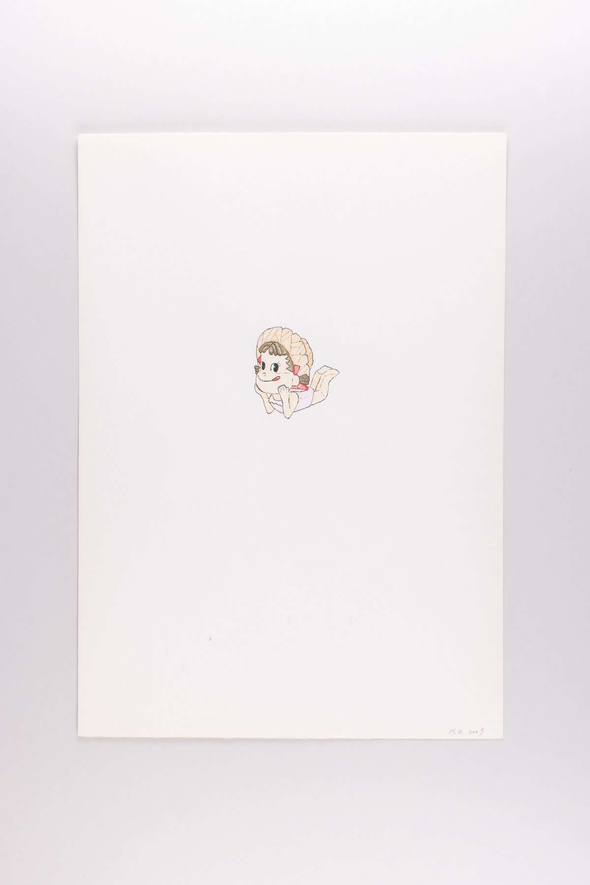 Misaki Kawabe, "Fairy 19," ink and watercolor on paper, 29.5 x 21.0 cm, 2009