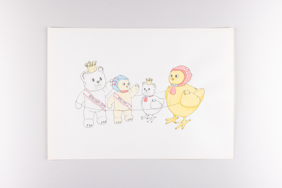 Misaki Kawabe, "Fairy 29," ink and watercolor on paper, 29.5 x 21.0 cm, 2009