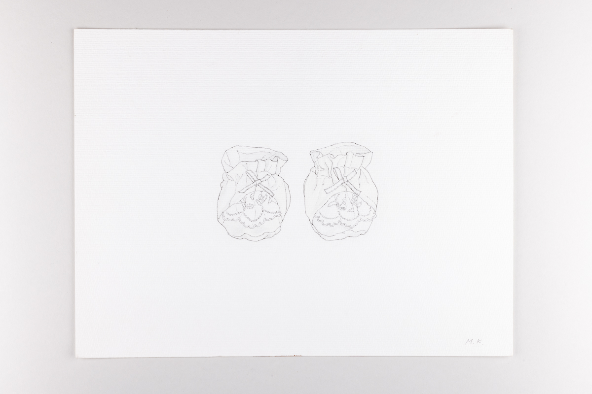 Misaki Kawabe, "Babypause 3," ink and watercolor on paper, 23.0 x 30.0 cm, 2011