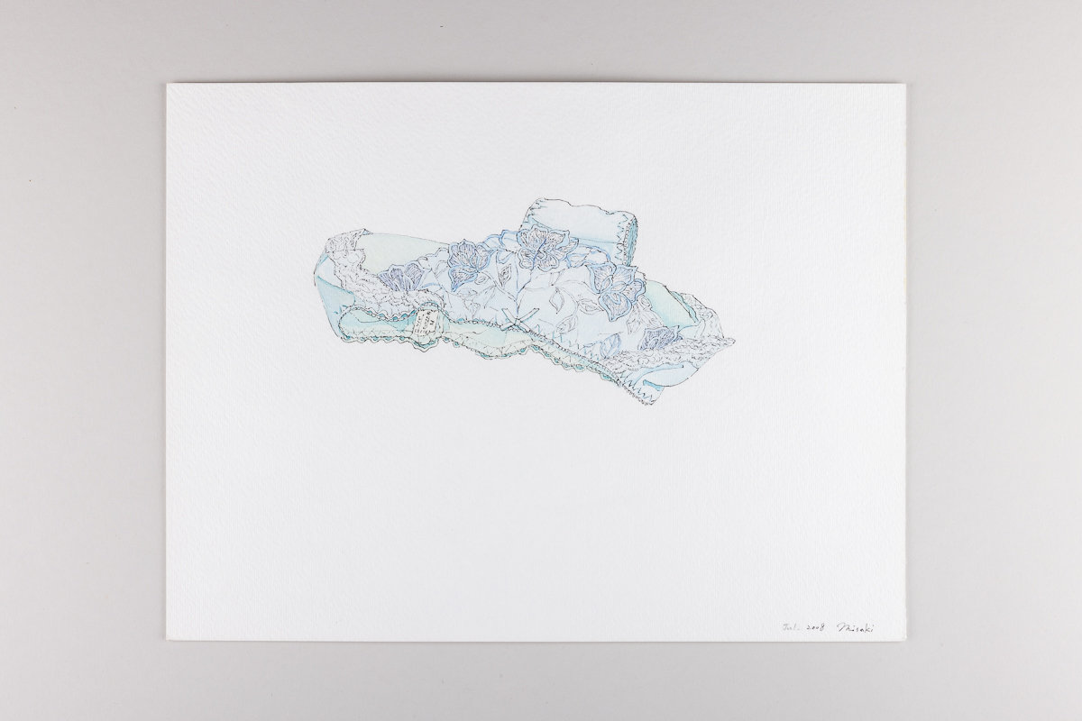 Misaki Kawabe, "Nostalgic Hentai 11," ink and watercolor on paper, 23.0 x 30.0 cm, 2008