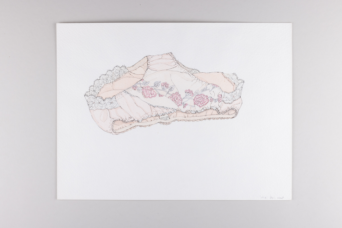 Misaki Kawabe, "Nostalgic Hentai 14," ink and watercolor on paper, 23.0 x 30.0 cm, 2008