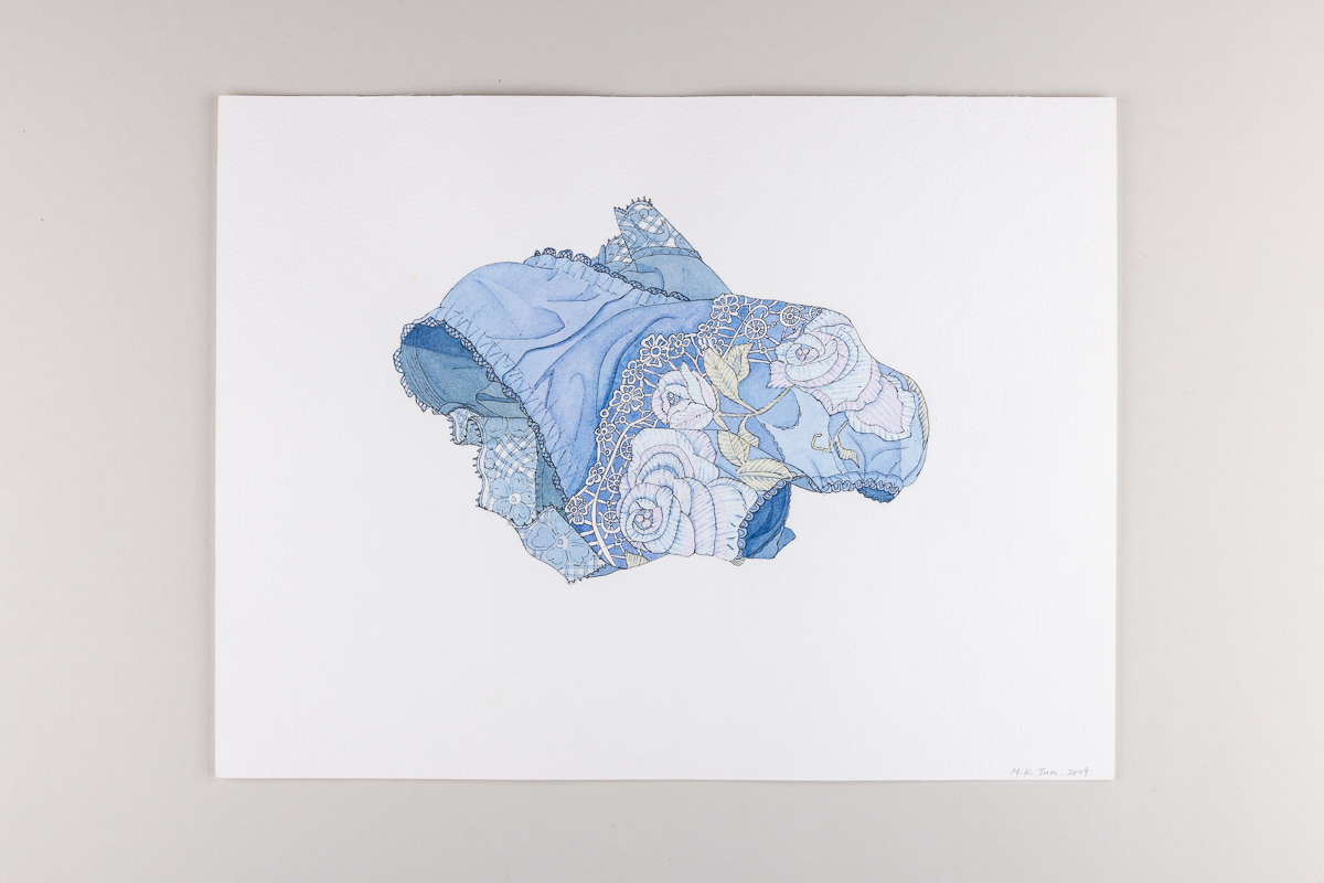 Misaki Kawabe, "Nostalgic Hentai 18," ink and watercolor on paper, 23.0 x 30.0 cm, 2009