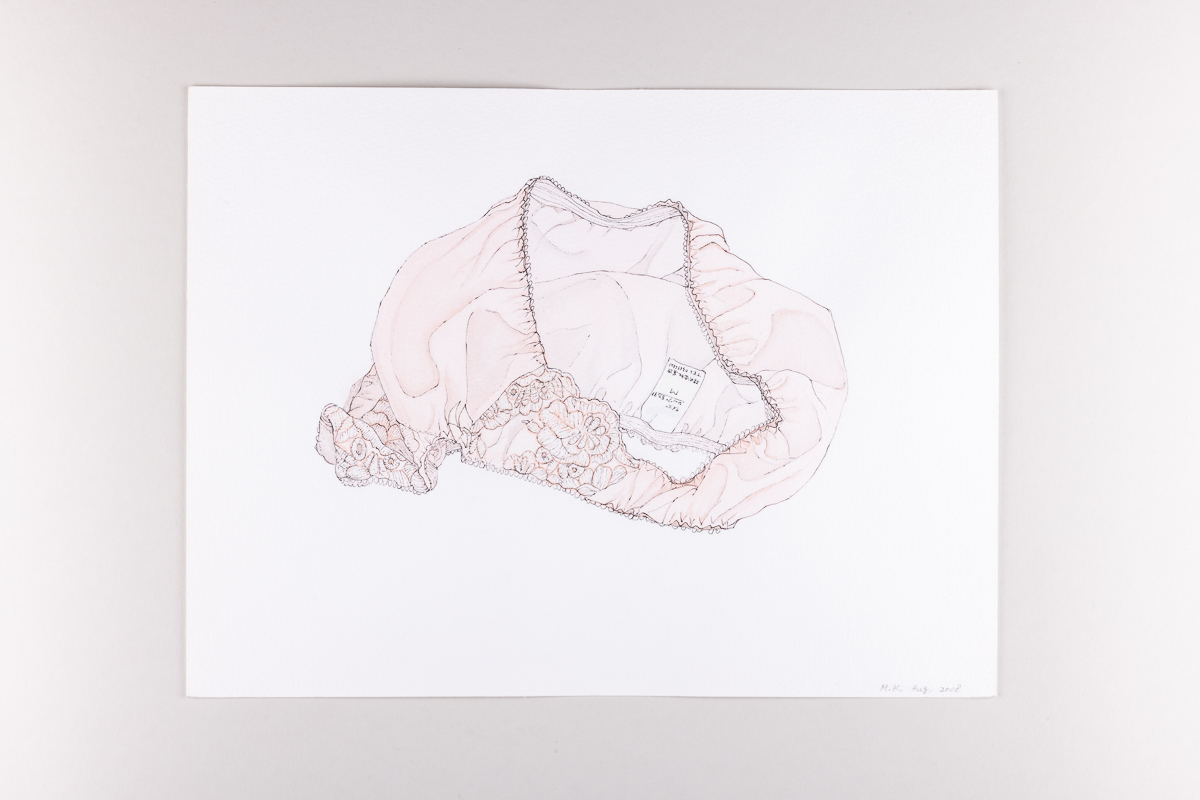 Misaki Kawabe, "Nostalgic Hentai 4," ink and watercolor on paper, 23.0 x 30.0 cm, 2008