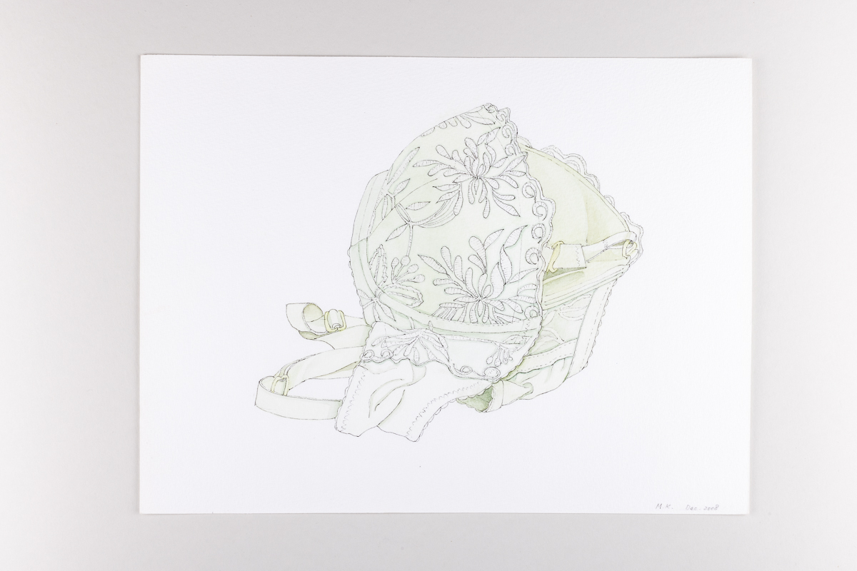 Misaki Kawabe, "Nostalgic Hentai 5," ink and watercolor on paper, 23.0 x 30.0 cm, 2008