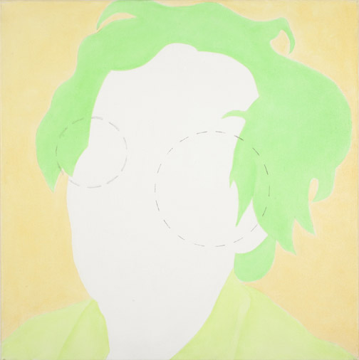 Misaki Kawabe, "Power rangers 2," india ink and oil on canvas, 122.0 x 122.0 cm, 2007